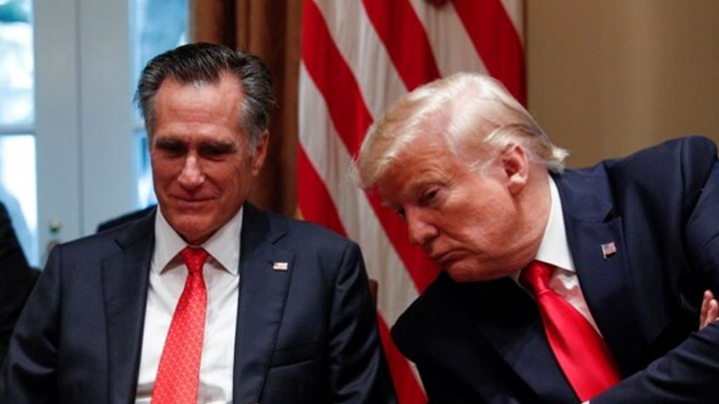 Impeachment fallido a Trump:  Mitt Romney, la única voz discordante en las filas republicanas