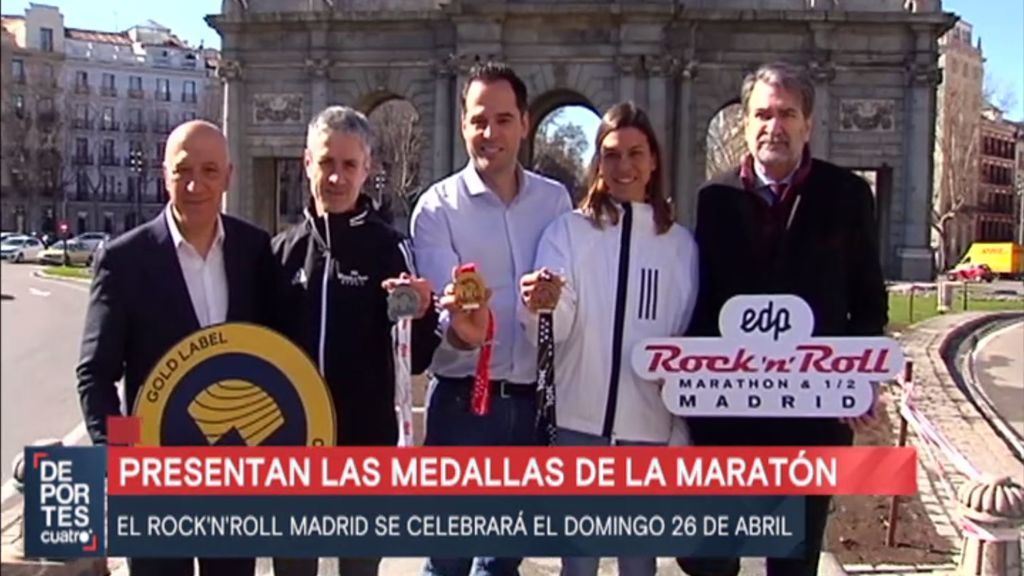 Presentación de las medallas