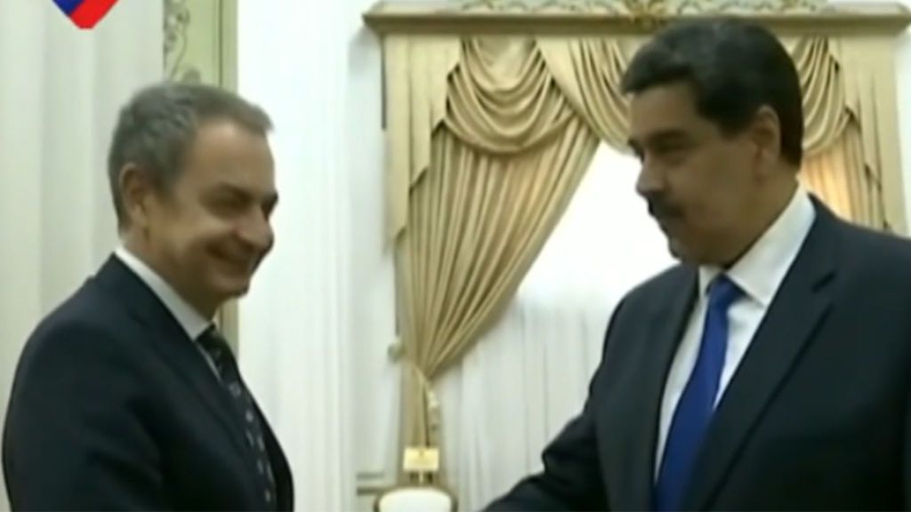Se aviva la bronca política en España por Venezuela: Zapatero se reúne en Caracas con Maduro