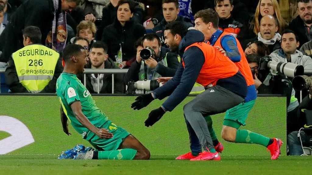 Isak, en el Bernabéu