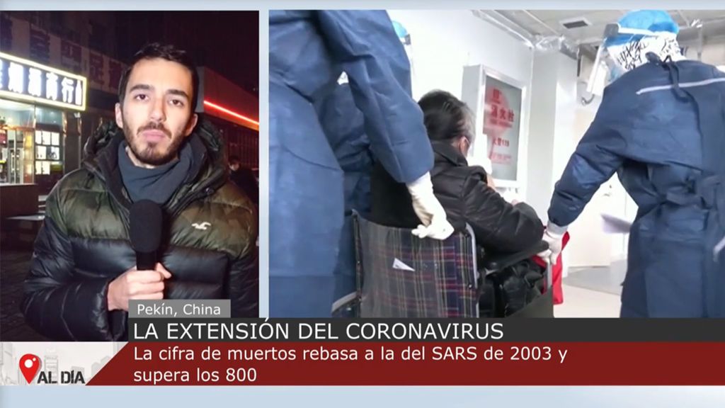 Más de 800 muertos por coronavirus, una cifra que supera a la del SARS en 2003
