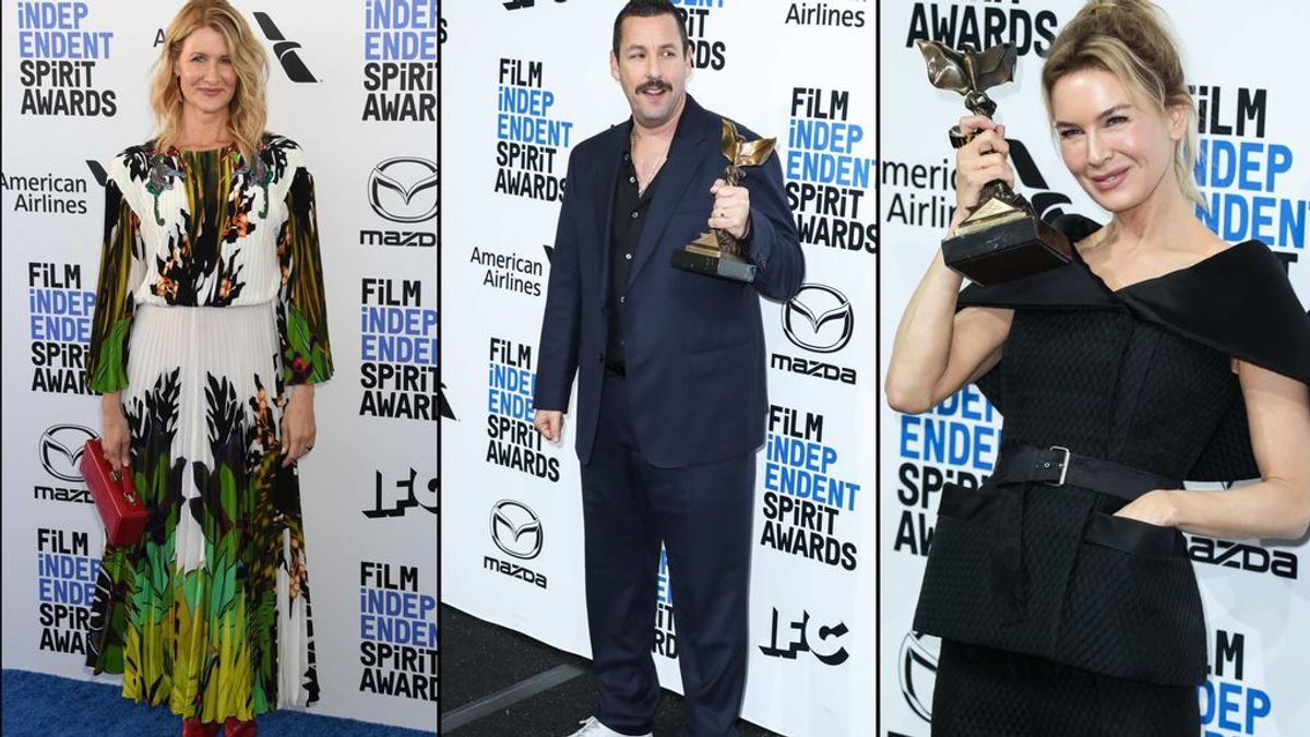 Renée Zellweger, Adam Sandler y Laura Dern, protagonistas de los premios Independent Spirit