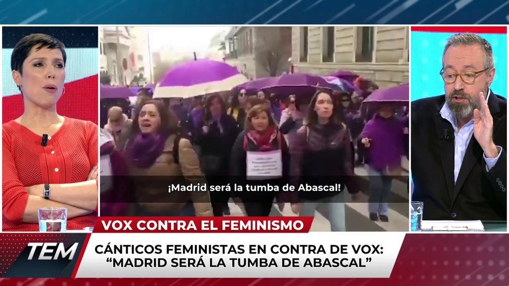 Girauta vuelve a comparar a las feministas con ETA