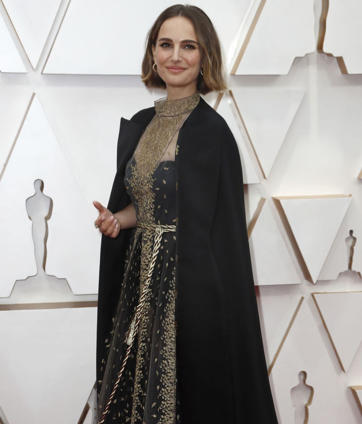 Natalie Portman posa en la alfombra roja de los Premios Óscar 2020