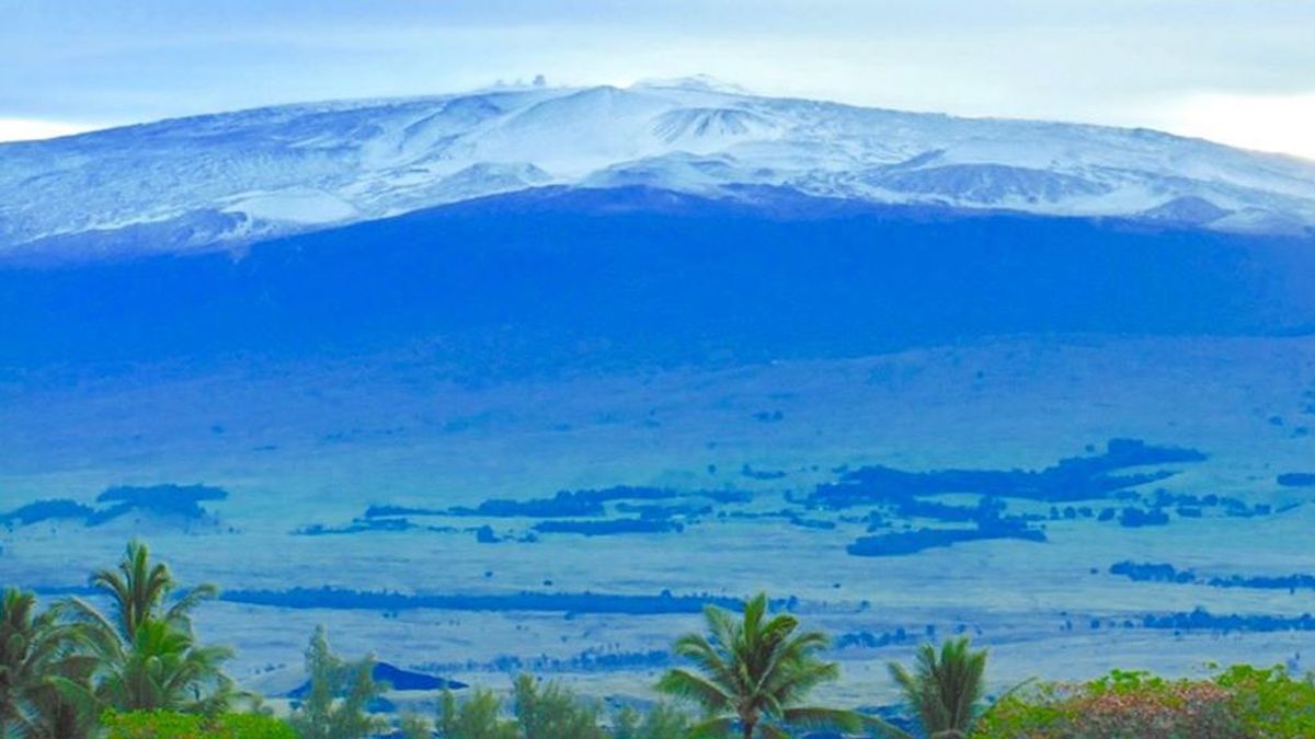 Nieve en Hawaii: los contrastes blancos del archipiélago más surfero