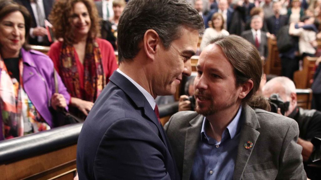 Sánchez e Iglesias en el Congreso Sánchez e Iglesias en el Congreso