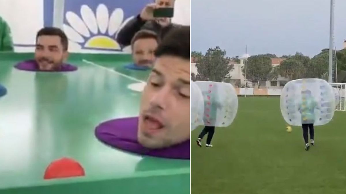 Futbolín a soplidos y partidillo en burbujas: los métodos más raros de entrenamiento del Rubin Kazan Futbolín a soplidos y partidillo en burbujas: los métodos más raros de entrenamiento del Rubin Kazan