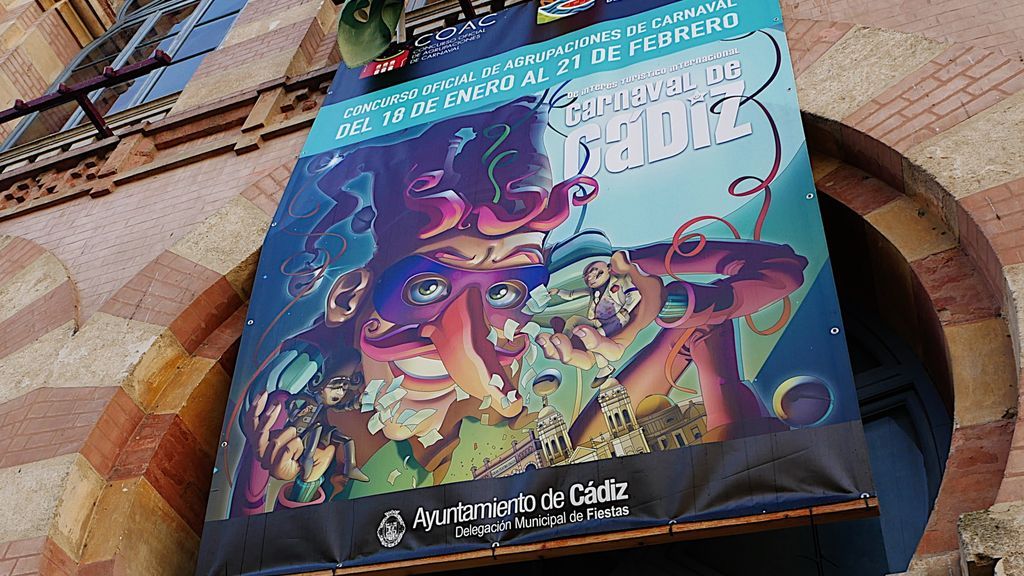 Un cartel del carnaval de Cádiz