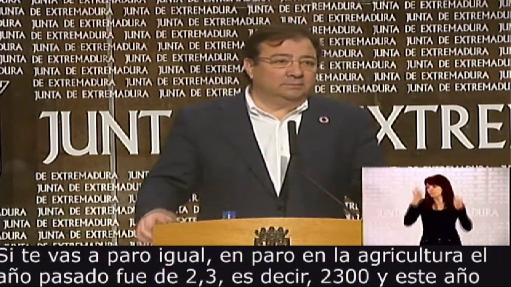 La Junta de Extremadura vive una subida del paro de más del 19% en el último trimestre