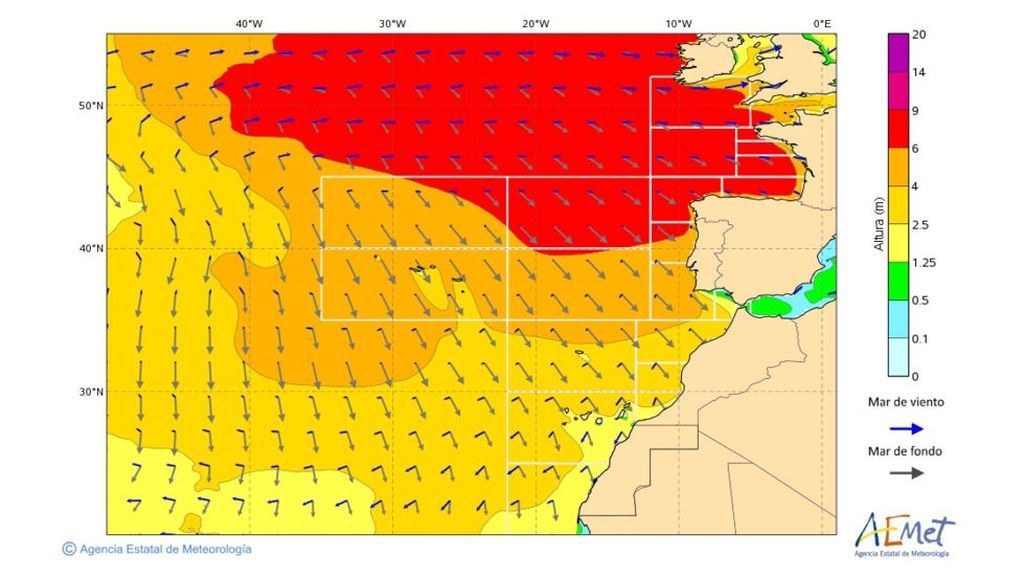 olas 6 metros lunes 17