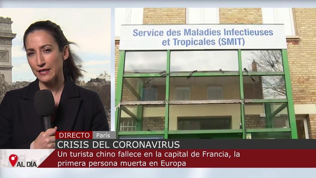 Primera muerte por coronavirus en Europa: fallece un turista chino en un hospital de París