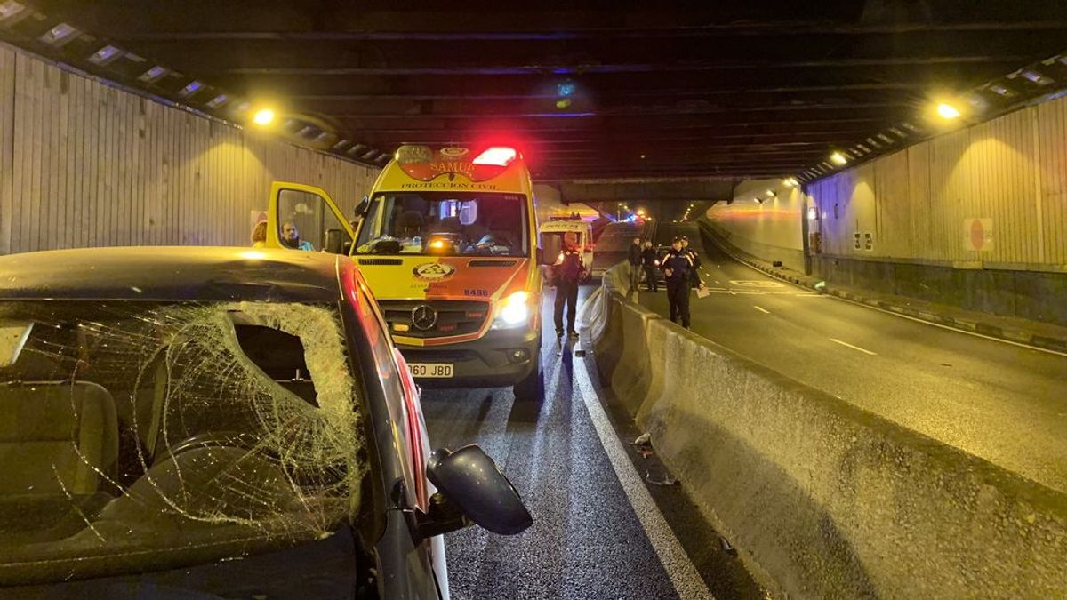 Muere un motorista de 36 años en un accidente ocurrido el túnel de Doctor Esquerdo en Madrid