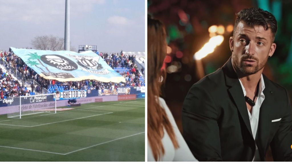El Lega le dedica un tifo a Rubén, de 'La Isla de las tentaciones': "Tengo palpitaciones en el pepino" El Lega le dedica un tifo a Rubén, de 'La Isla de las tentaciones': "Tengo palpitaciones en el pepino"