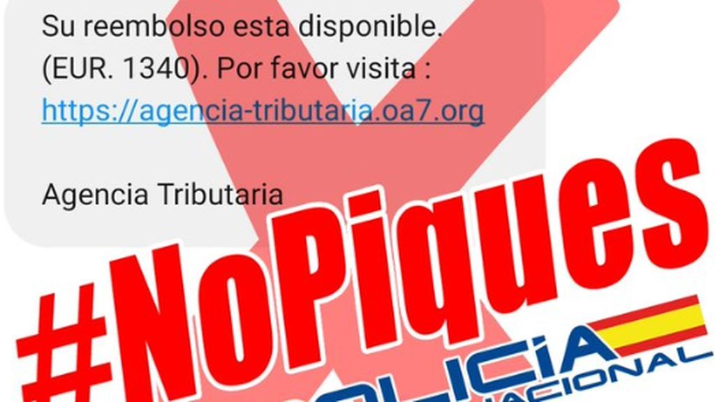 El último timo que usa a la falsa Agencia Tributaria como cebo: Su reembolso de 1.340 euros está listo El último timo que usa a la falsa Agencia Tributaria como cebo: Su reembolso de 1.340 euros está listo