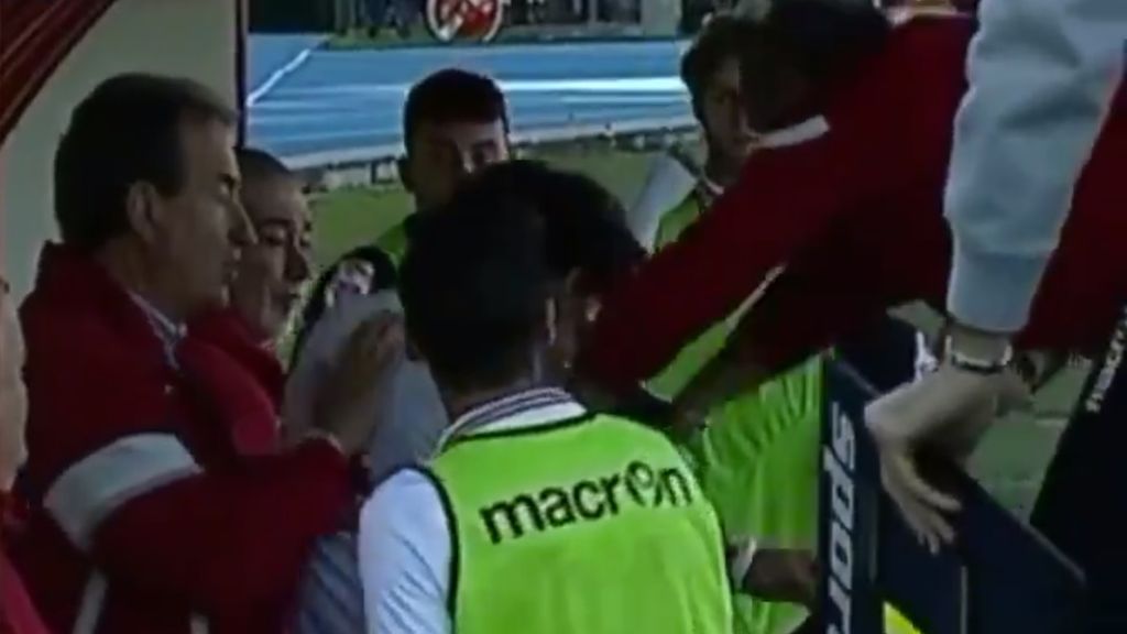 Un entrenador, expulsado por pegar a un jugador de su mismo equipo tras ser sustituido Un entrenador, expulsado por pegar a un jugador de su mismo equipo tras ser sustituido