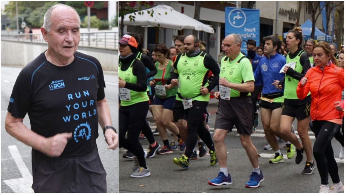 Correrá la maratón de Barcelona con 81 años para recaudar fondos en apoyo a la lucha contra la diabetes infantil