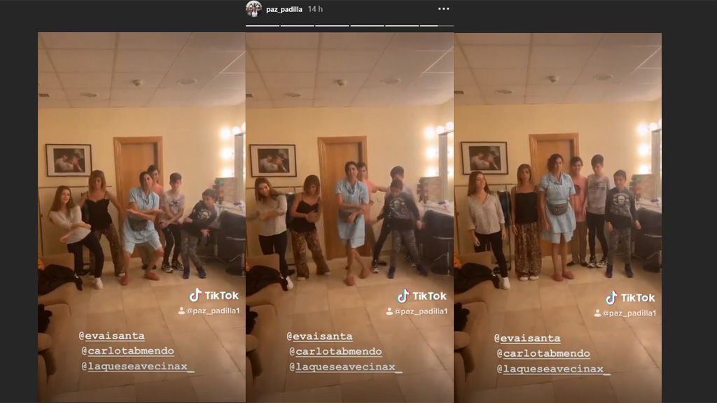 El baile de Paz, la Cuqui y los Cuquitos