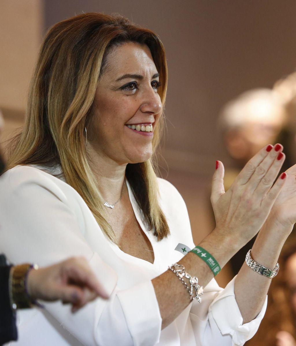 Susana Díaz, en un encuentro sobre Igualdad en 2018