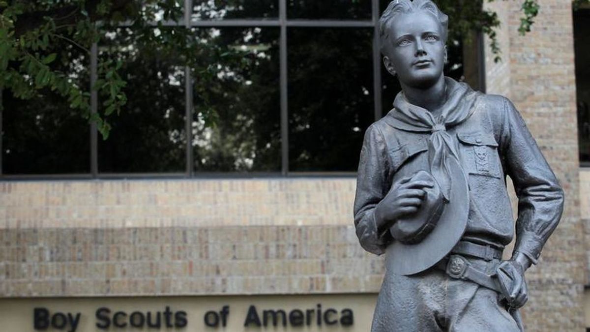Boys Scouts en la sede de la organización de Irving, Texas.