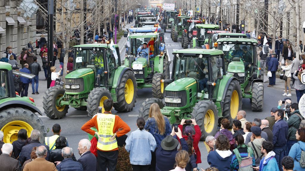 Granada se convierte hoy en el epicentro de la protesta agraria