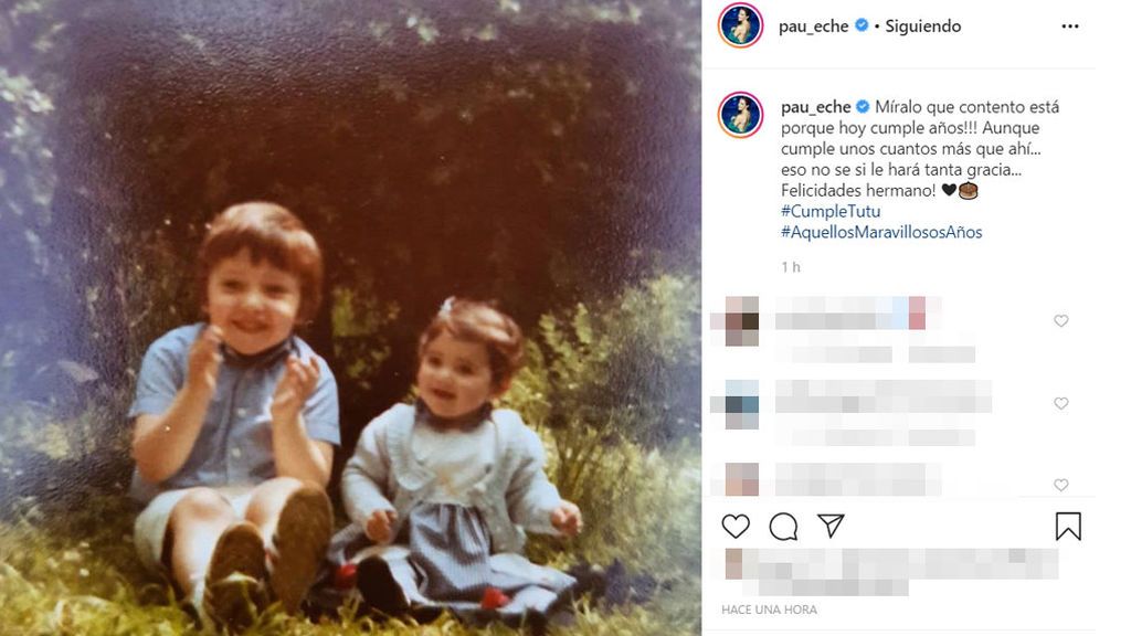 Así era Paula Echevarría de pequeña