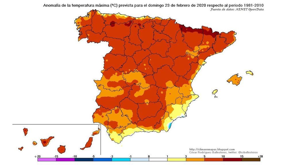 tempera anomalas fin de semana