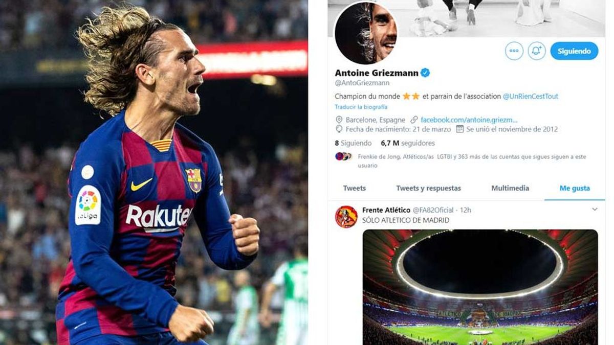 La añoranza de Griezmann al Atlético de Madrid: sus 'me gusta' a la afición del Metropolitano La añoranza de Griezmann al Atlético de Madrid: sus 'me gusta' a la afición del Metropolitano