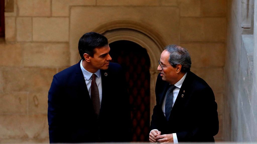 Sánchez y Torra en la Generalitat Sánchez y Torra en la Generalitat