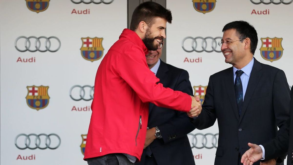 Piqué no se cree las explicaciones de Bartomeu tras el escándalo de las redes sociales: “Marioneta” Piqué no se cree las explicaciones de Bartomeu tras el escándalo de las redes sociales: “Marioneta”