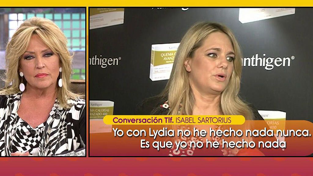 Isabel Sartorius rompe su silencio y aclara la polémica con Lydia Lozano