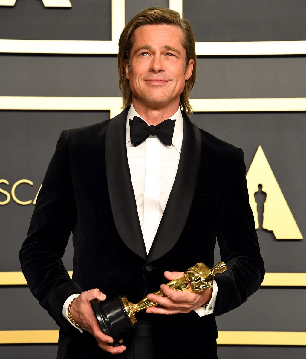 Brad Pitt, con su primer Oscar tras la celebración de la gala