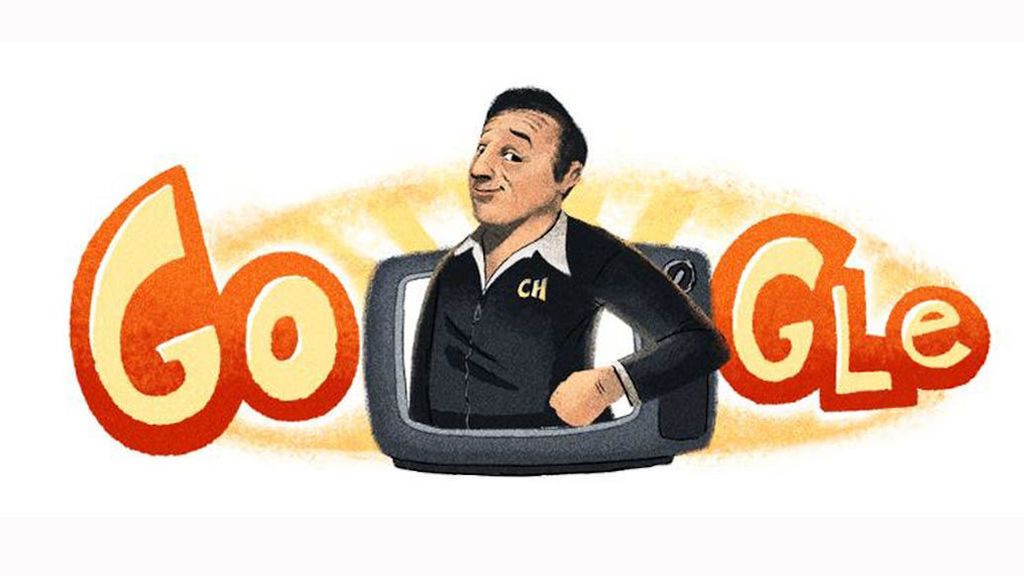 El 'doodle' de Google en América Latina honor a Roberto Gómez Boloños