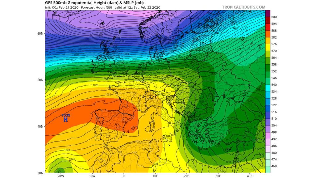 sabado 500hpa