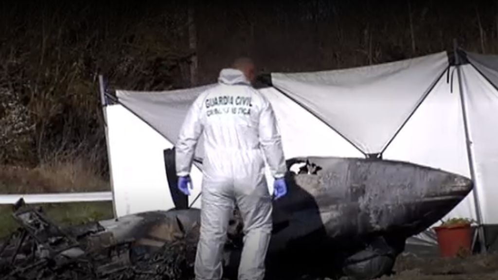 Analizan los restos de la avioneta estrellada en Navarra