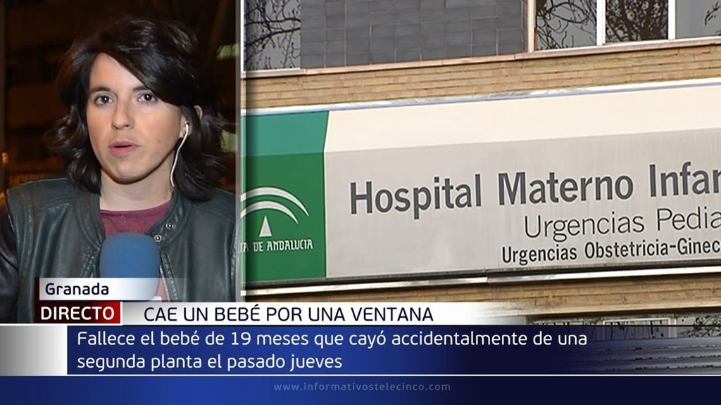 Muere el bebé que cayó por la ventana desde un segundo piso en Granada