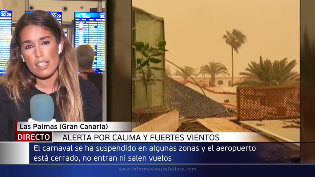 Decenas de vuelos han sido desviados, cancelados y retrasados por la calima en las islas Canarias