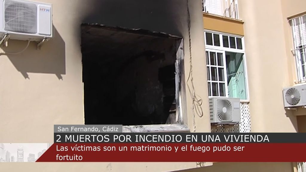 Un incendio en Cádiz acaba con la vida de un matrimonio de 64 años: el foco pudo ser una colilla mal apagada