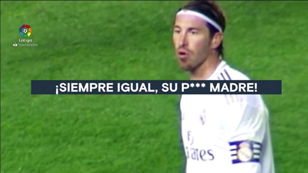 La reacción de Sergio Ramos a la tarjeta amarilla: "Siempre igual, su madre"