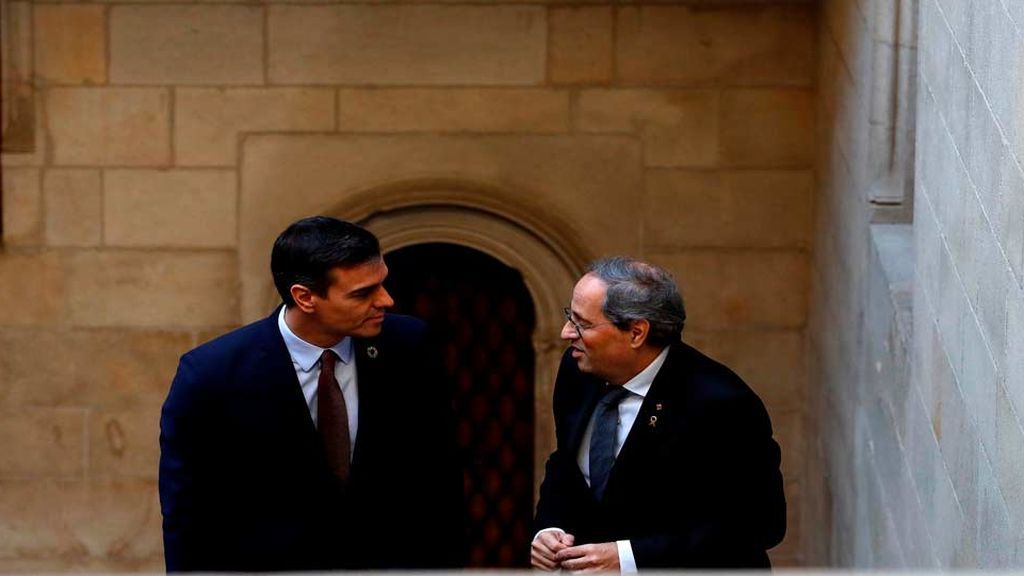 Torra denuncia que Puigdemont y Junqueras no puedan ir a la mesa de diálogo con Pedro Sánchez Torra denuncia que Puigdemont y Junqueras no puedan ir a la mesa de diálogo con Pedro Sánchez