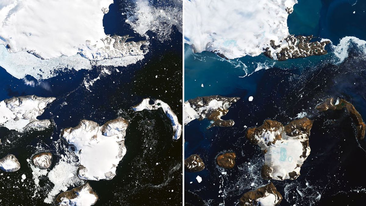 La Antártida se muere: las fotos de la Nasa que causan alarma