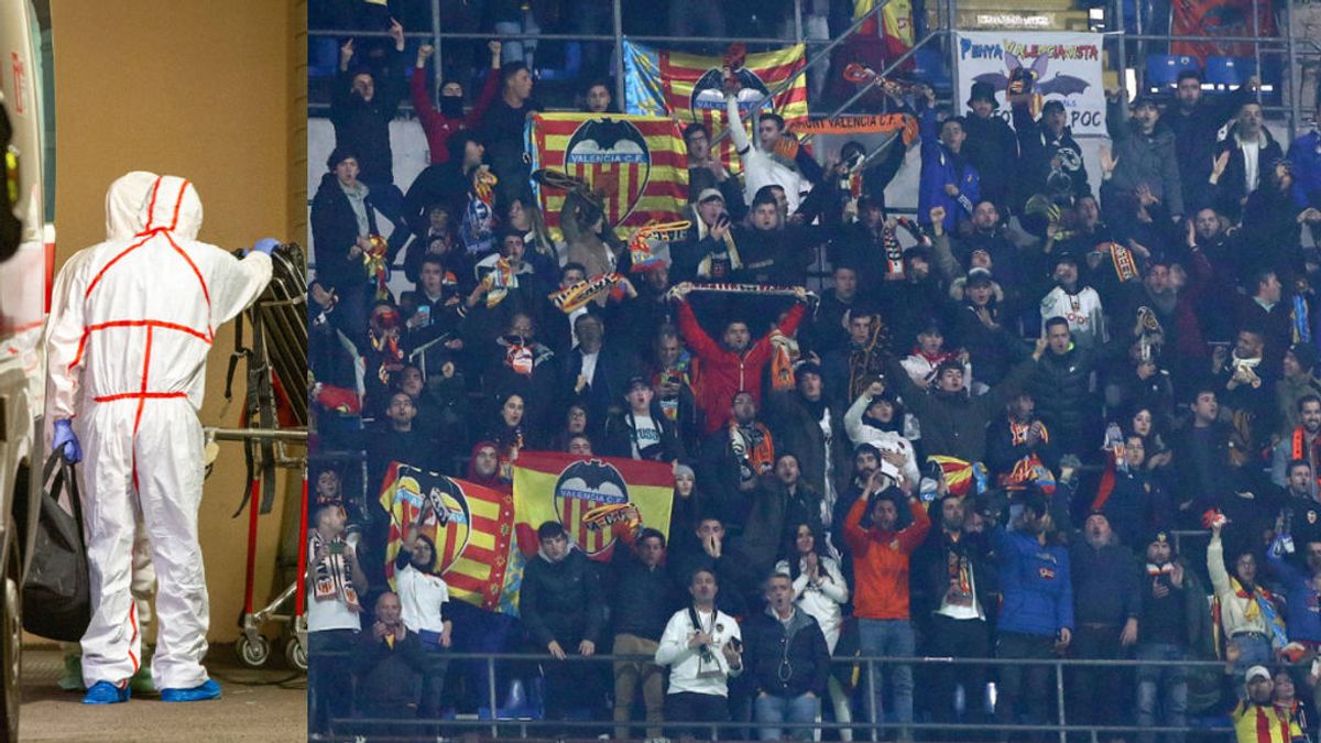 Las recomendaciones del Valencia a sus aficionados que viajaron a Milán para presenciar el partido ante el Atalanta en relación al coronavirus