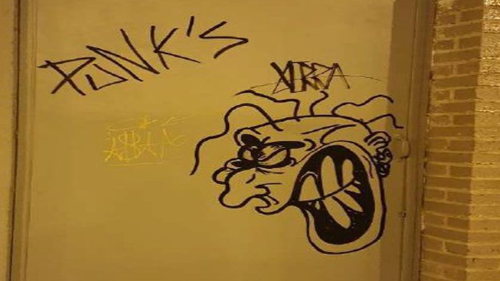 Un grafiti en Logroño