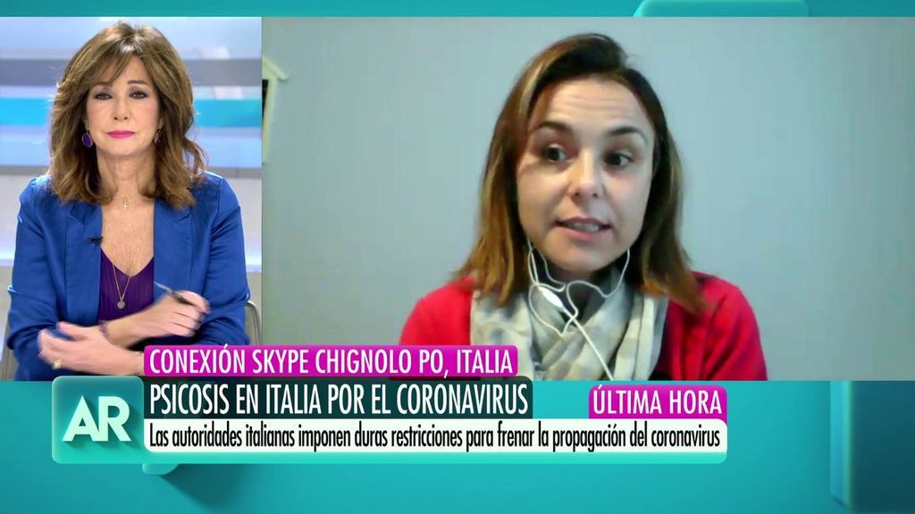 Española en la zona infectada por el Coronavirus en Italia cuenta la situación