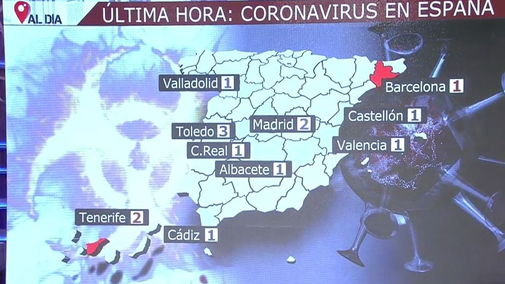 Se estudian dos casos de coronavirus en la Comunidad de Madrid