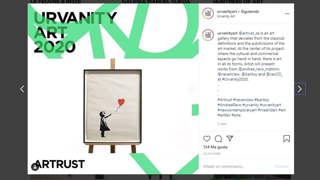 Una obra de Banksy