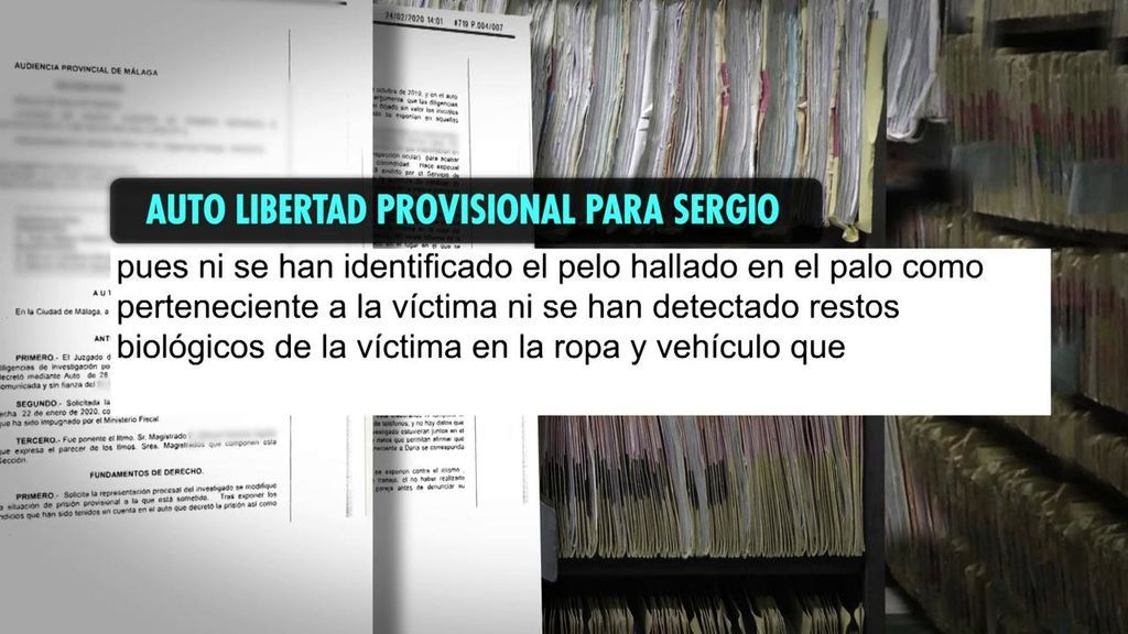 El auto de libertad provisional para Sergio