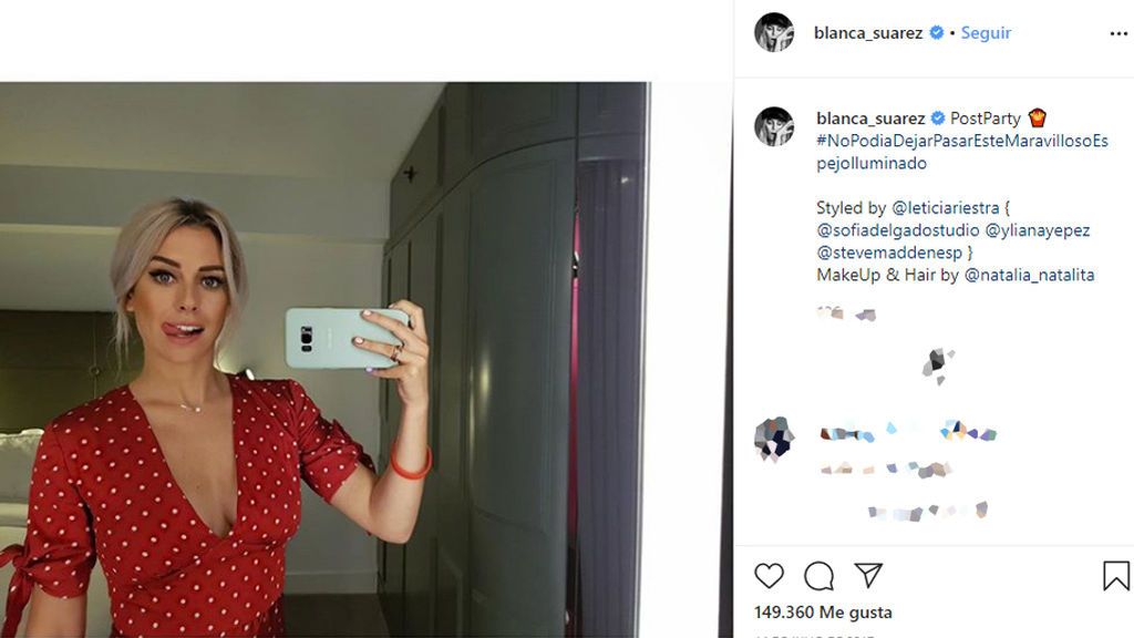 Fuente: Instagram de @blanca_suarez