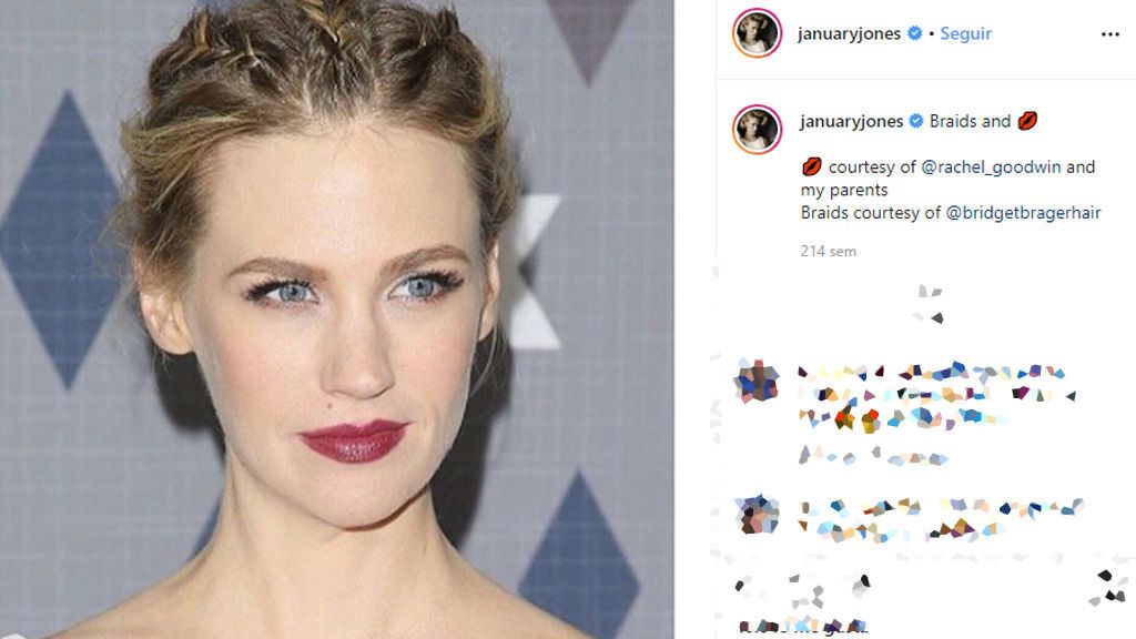 Fuente: Instagram de @januaryjones