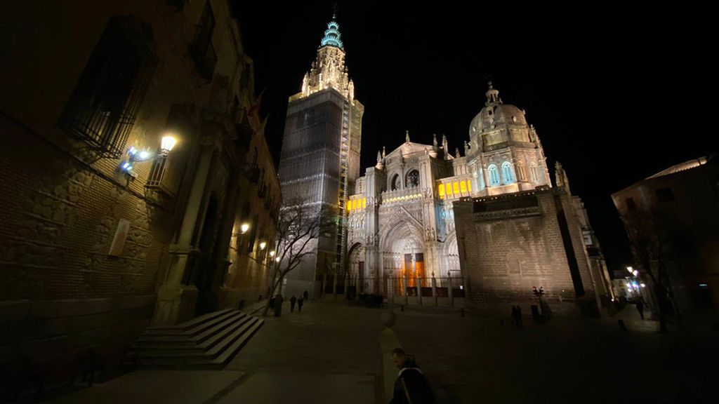 Vista nocturna de Toledo