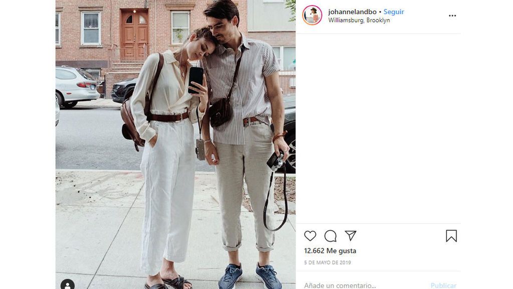 Pantalón blanco paper bag